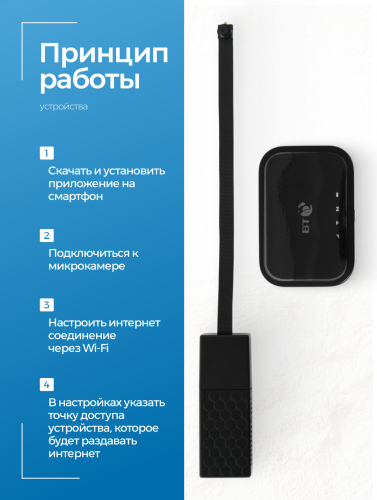 Камера Mini + роутер + наушник Pico + Stereo+ фото 23