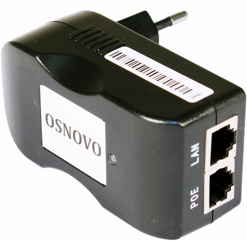 PoE-инжектор OSNOVO Midspan-1/151A, установка в розетку 220 В PoE-инжектор OSNOVO Midspan-1/151A, установка в розетку 220 В